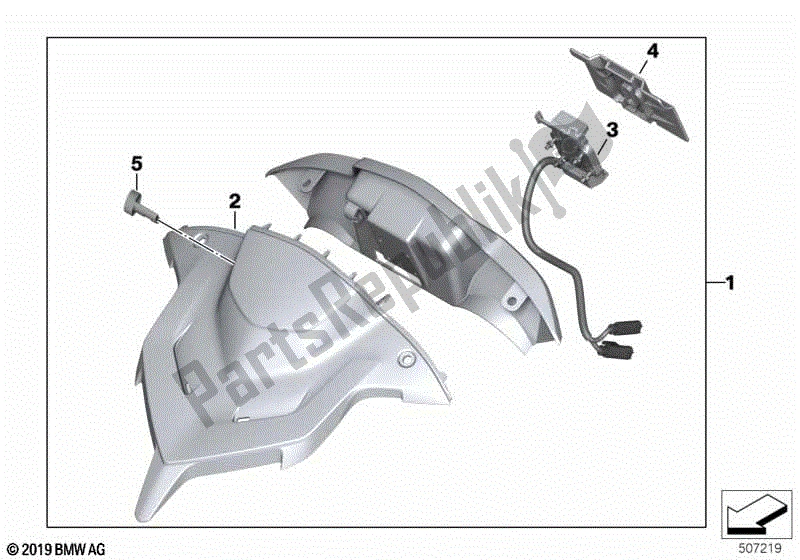 Toutes les pièces pour le Préparation De La Mise à Niveau Du Gps du BMW R 1200 RT K 52 2013 - 2018