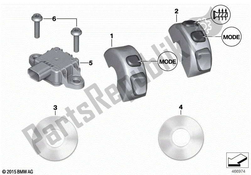 Todas las partes para Reequipamiento Modo De Conducción Pro / Dtc de BMW R 1200 RT K 52 2013 - 2018