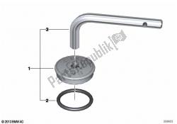 Safety screw for oil filler neck