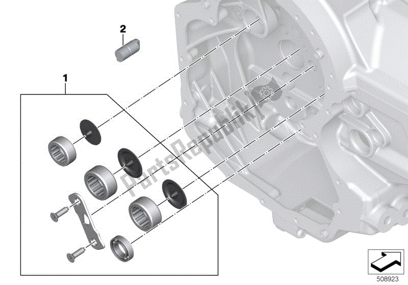 Todas las partes para Establecer Levas Cojinete Extremo Motor Transmisión de BMW R 1200 RT K 52 2013 - 2018