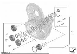 Set camshaft bearing differential cover