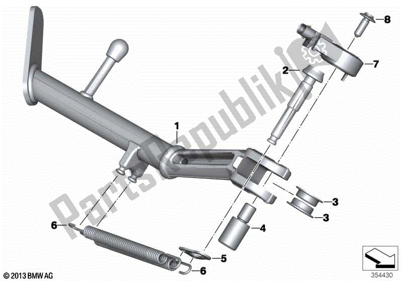 Todas las partes para Costado de BMW R 1200 RT K 52 2013 - 2018