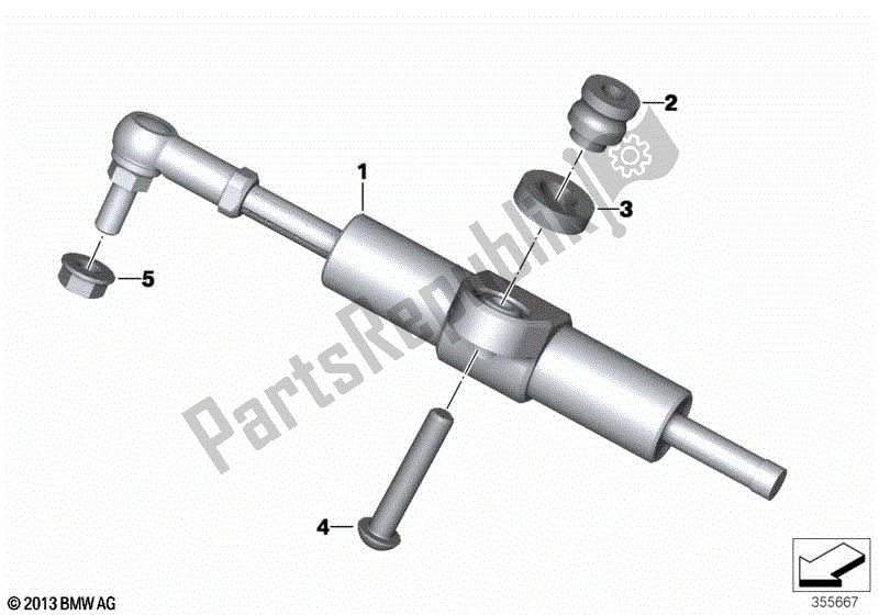 Todas las partes para Amortiguador De Dirección de BMW R 1200 RT K 52 2013 - 2018