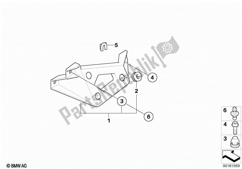 Todas las partes para Soporte F Grupo De Instrumentos de BMW R 1200S K 29 2006 - 2007