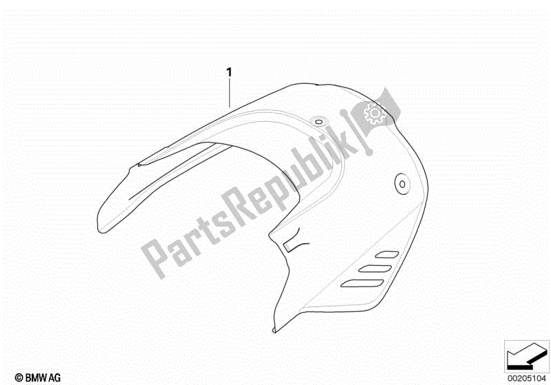 Todas las partes para Escudo De Carbono, Silenciador de BMW R 1200S K 29 2006 - 2007