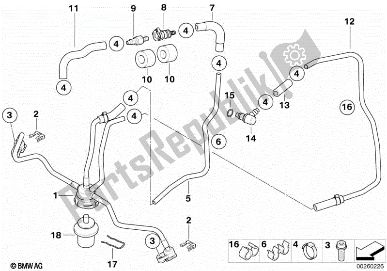 Toutes les pièces pour le Distributeur De Carburant / Régulateur De Pression du BMW R 1200S K 29 2006 - 2007