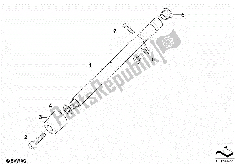 Todas las partes para Manillar de BMW R 1200S K 29 2006 - 2007