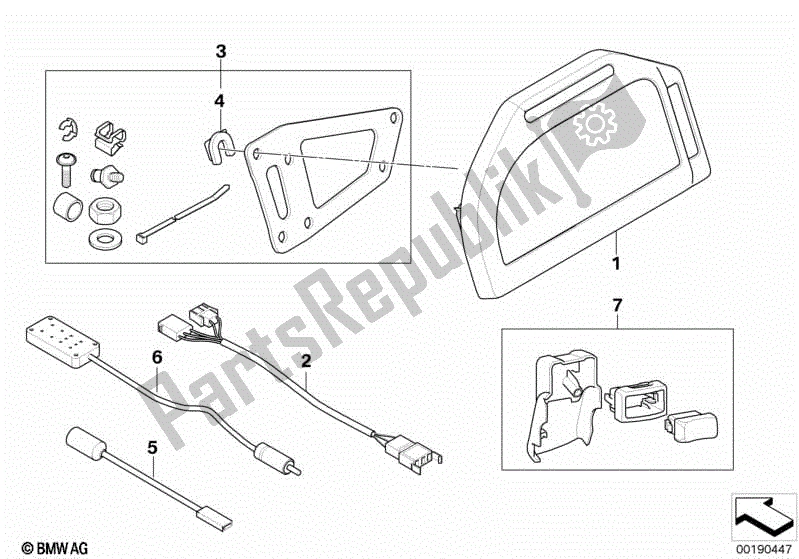 Toutes les pièces pour le Tableau De Bord Hp du BMW R 1200S K 29 2006 - 2007