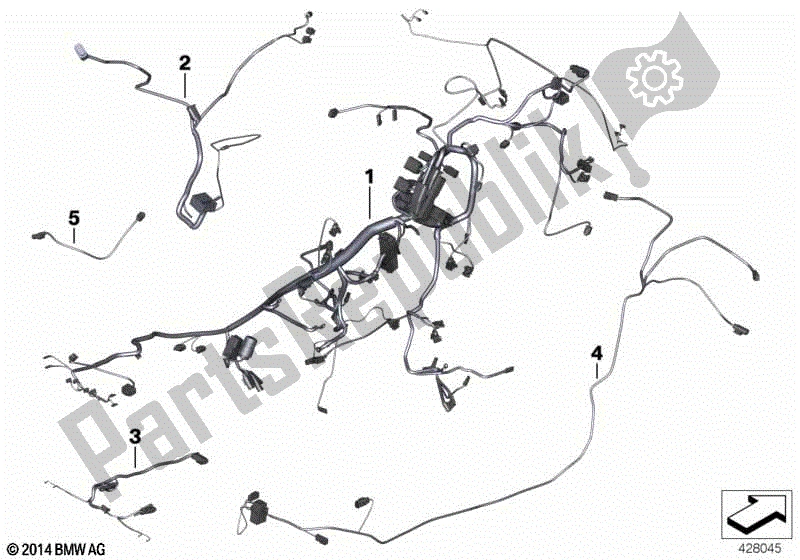 Todas las partes para Arnés Principal / Arnés Trasero de BMW R 1200S K 29 2006 - 2007