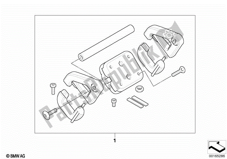 Toutes les pièces pour le Pièces De Montage, Navigateur Bmw du BMW R 1200S K 29 2006 - 2007