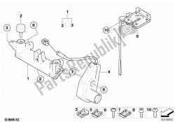 Mounting parts for bench seat