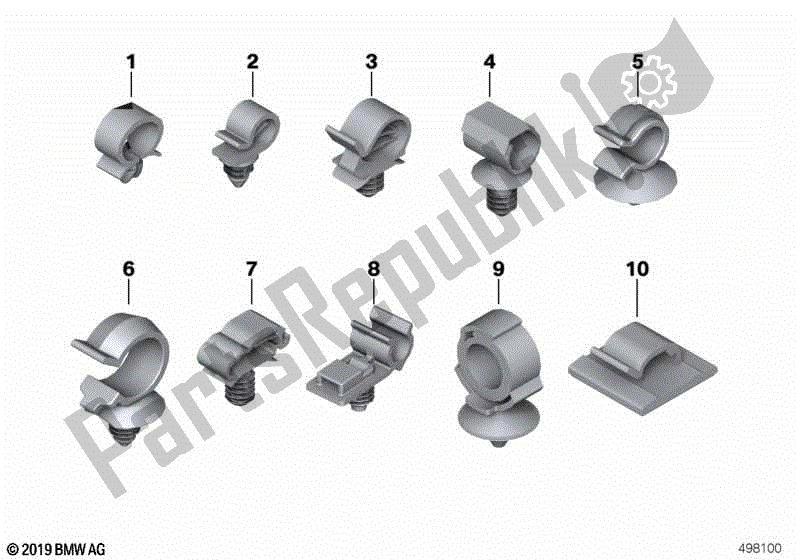 Todas las partes para Soporte De Tubo de BMW R 1200S K 29 2006 - 2007