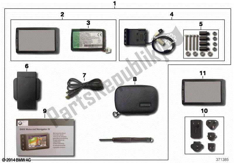 Todas las partes para Bmw Motorrad Navigator V de BMW R 1200 ST K 28 2004 - 2007