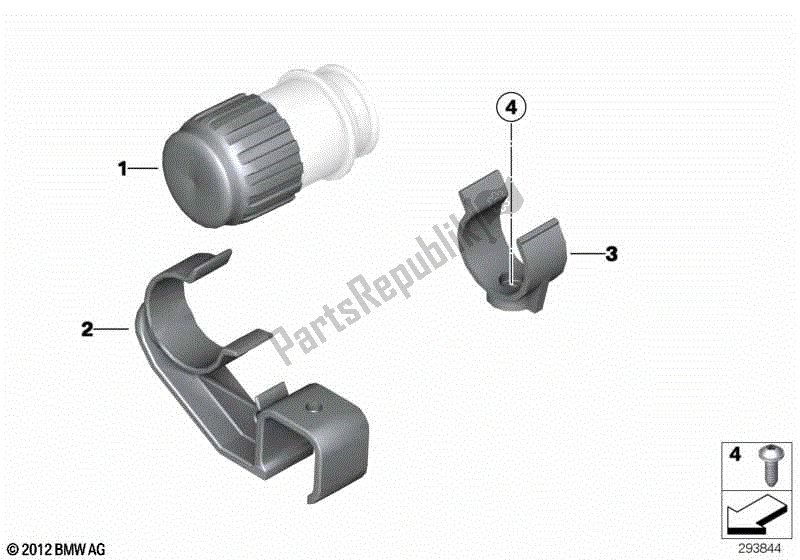 Todas las partes para Tapa Para Enchufe De Diagnóstico de BMW R 1200 ST K 28 2004 - 2007