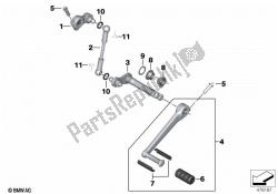 External gearshift parts/Shift lever