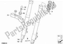 Fork slider/lower fork bridge