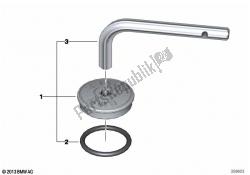 Safety screw for oil filler neck