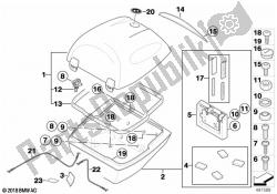 Single parts for Top Case 28I