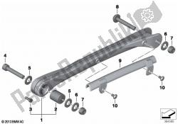 Tension struts with mounting