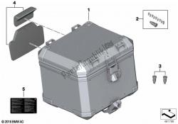 topcase de alumínio