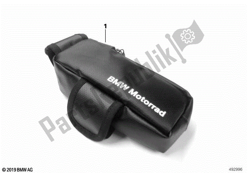 Todas las partes para Deflector De Viento De Bolsa de BMW R 1250 GS K 50 2018 - 2021