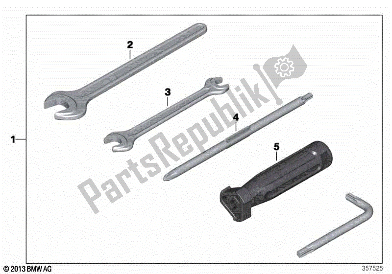 Todas las partes para Herramienta De Coche de BMW R 1250 GS K 50 2018 - 2021