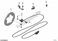 sensor de velocidad de la rueda delantera