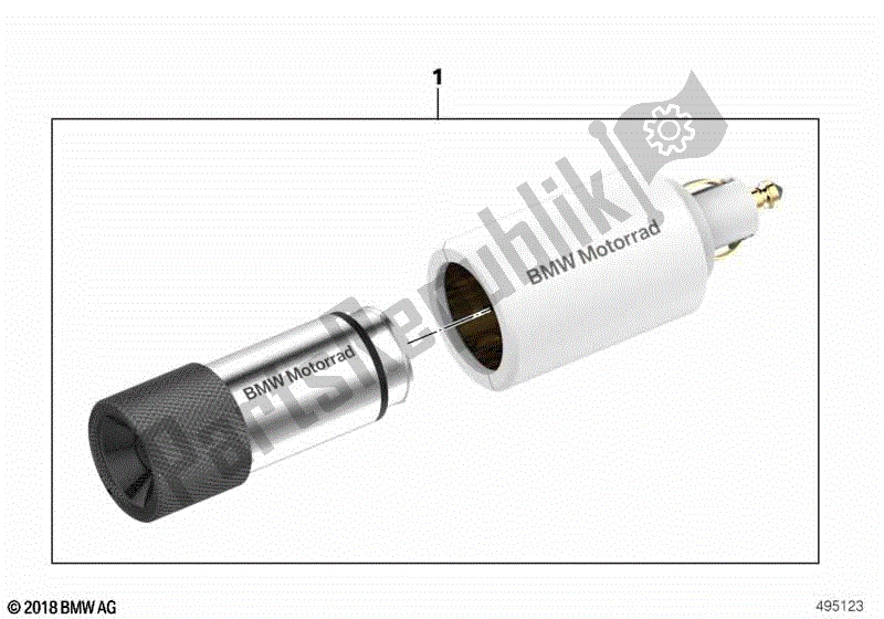 Todas las partes para Linterna Led de BMW R 1250 GS K 50 2018 - 2021