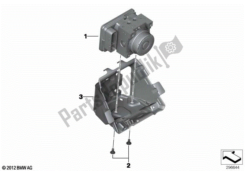 Todas las partes para Modulador De Presión Abs de BMW R 1250 GS K 50 2018 - 2021