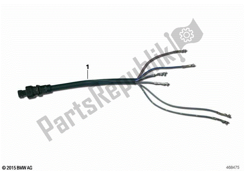 Todas las partes para Cable De Reparación, Puño Del Acelerador de BMW R 1250 GS K 50 2018 - 2021