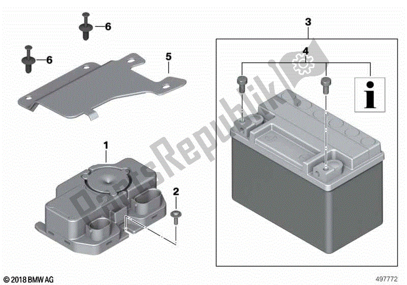 Todas las partes para Sistema De Alarma Antirrobo Modernizado de BMW R 1250 GS K 50 2018 - 2021