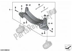 set di staffe faro ausiliario a led