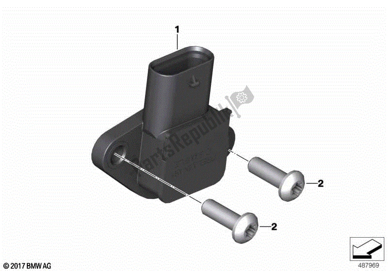 Todas las partes para Sensor De Transmisión de BMW R 1250 GS K 50 2018 - 2021