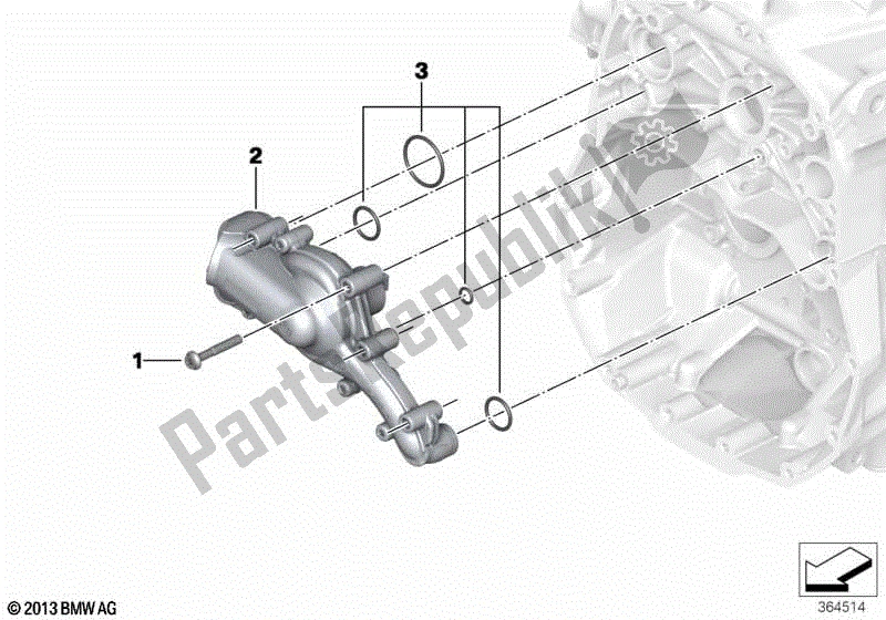 Todas las partes para Bomba De Agua de BMW R 1250 GS K 50 2018 - 2021