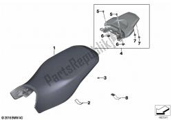 Asiento rallye con plataforma para equipaje