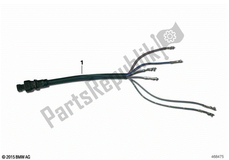 Todas las partes para Cable De Reparación, Puño Del Acelerador de BMW R 1250 GS Adventure K 51 2018 - 2021