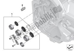 establecer levas cojinete extremo motor transmisión