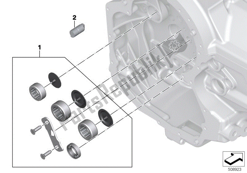 Todas las partes para Establecer Levas Cojinete Extremo Motor Transmisión de BMW R 1250 GS Adventure K 51 2018 - 2021