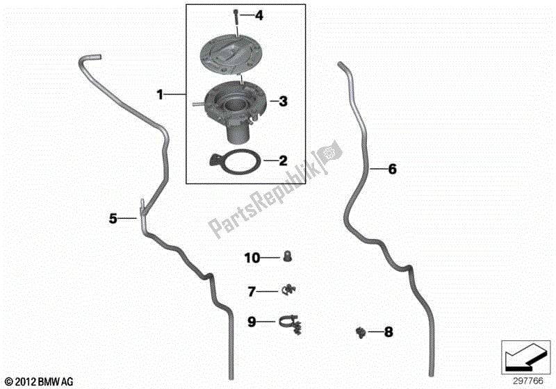 Todas las partes para Ventilación, Control De Emisiones de BMW R 1250 GS Adventure K 51 2018 - 2021