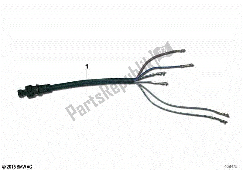 Todas las partes para Cable De Reparación, Puño Del Acelerador de BMW R 1250R K 53 2018 - 2021