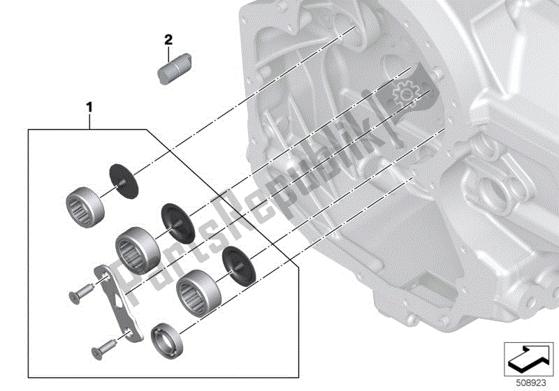 Todas las partes para Establecer Levas Cojinete Extremo Motor Transmisión de BMW R 1250R K 53 2018 - 2021