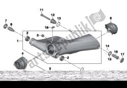 braccio oscillante della ruota posteriore