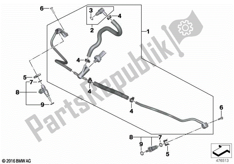 Toutes les pièces pour le Distributeur De Carburant / Régulateur De Pression du BMW R 1250 RT K 52 2018 - 2021