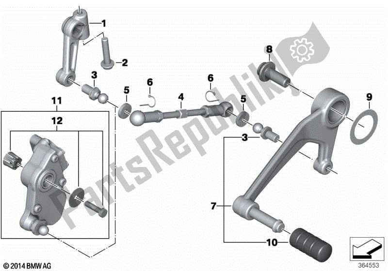 Toutes les pièces pour le Composants De Commande De Passage Extérieurs du BMW R 1250 RT K 52 2018 - 2021