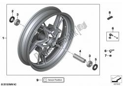 Retrofit cast wheel, front, Option 719