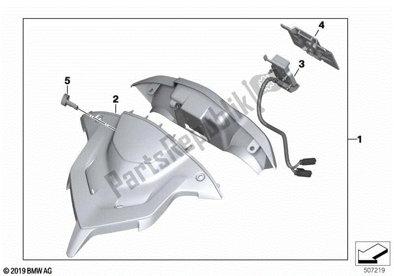 Toutes les pièces pour le Préparation De La Mise à Niveau Du Gps du BMW R 1250 RT K 52 2018 - 2021