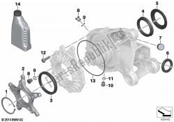 Right-angle gearbox, single parts