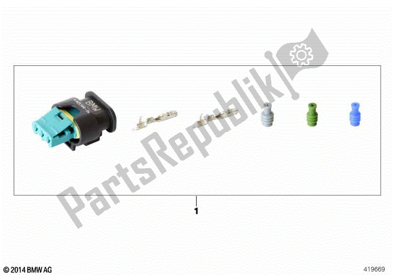 Toutes les pièces pour le Boîtier De Prise, Interrupteur De Support Latéral du BMW R 1250 RT K 52 2018 - 2021