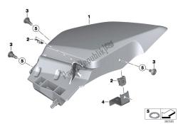 rivestimento per vano portaoggetti, a destra