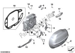 Cylinder head cover/Mounting parts